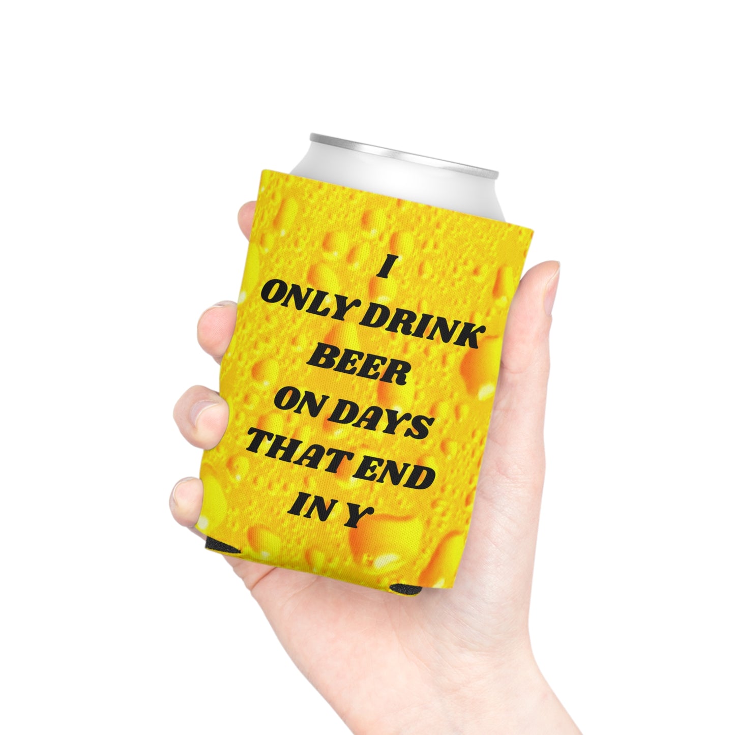 Funny Beer Can Cooler, Party Favor, Gift for Beer Lovers, Summer BBQ, Beach Day Accessory, Unique Drink Holder