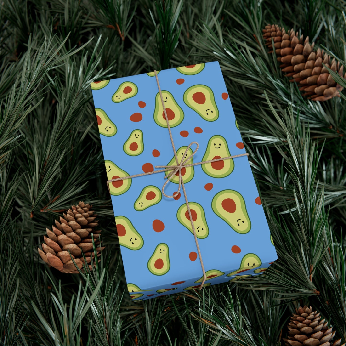 Avocado Gift Wrap Papers - Fun Gift Wrap for Birthdays, Holidays, Eco-Friendly Packaging, Cute Avocado Design, Unique Gift Presentation