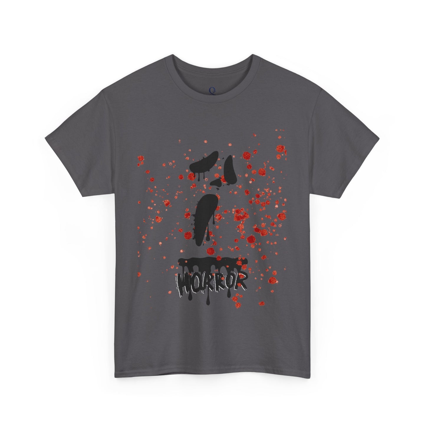 Horror Themed T-Shirt - Unisex Heavy Cotton Tee for Halloween, Horror Fans, Scary Movies, Unique Gift, Casual Wear