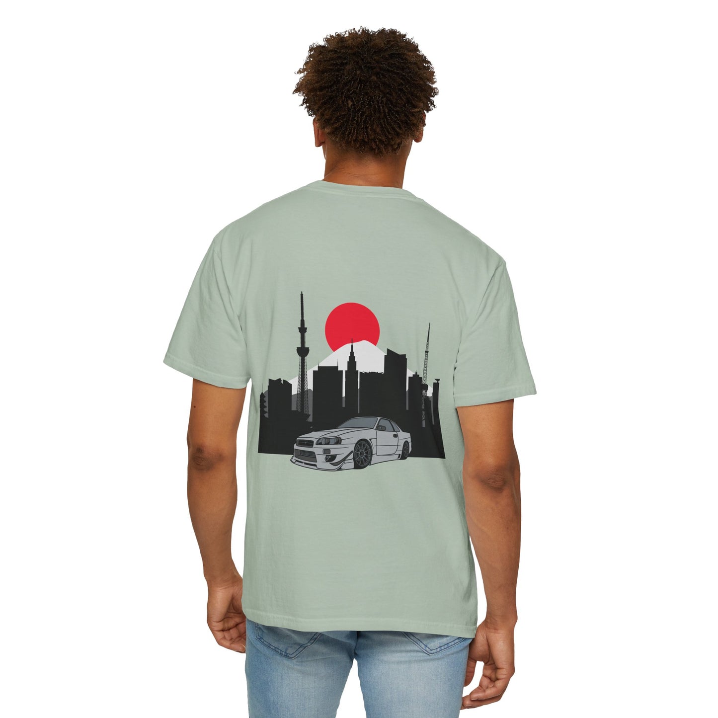 Urban Sunset Graphic Tee, Unisex Streetwear T-shirt, Car Enthusiast Apparel, Casual Summer Top, Gift for Him/Her, Stylish Everyday Wear