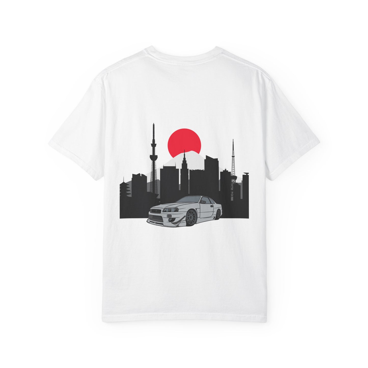 Urban Sunset Graphic Tee, Unisex Streetwear T-shirt, Car Enthusiast Apparel, Casual Summer Top, Gift for Him/Her, Stylish Everyday Wear