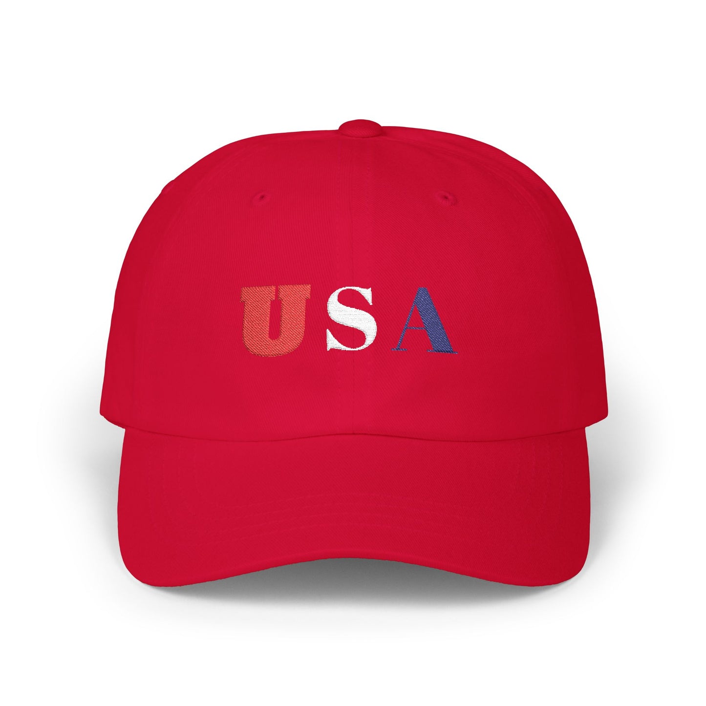 USA Classic Dad Cap, Casual Hat, Patriotic Baseball Cap, Gift for Dad, July 4th Accessories, Everyday Wear