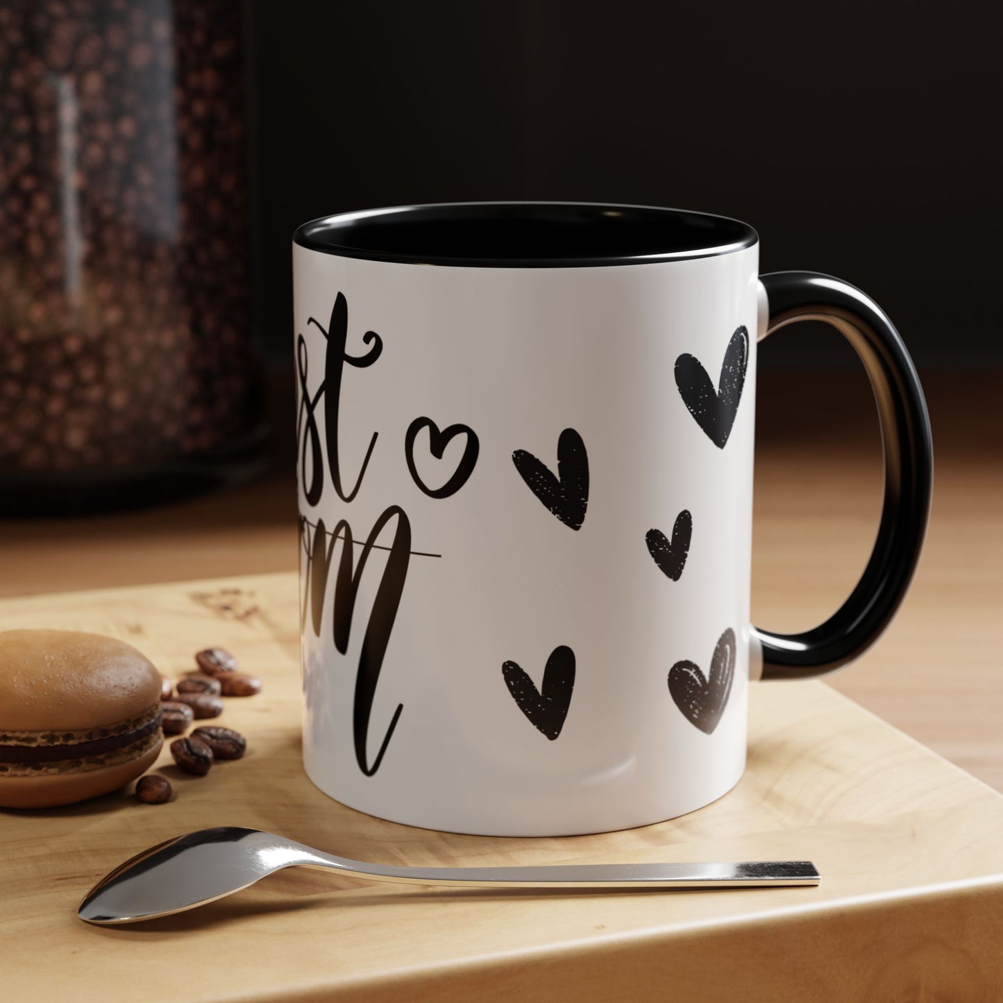 Best Mom Accent Coffee Mug - Perfect Gift for Mother's Day, Special Occasions, Birthday, Home Decor, Heartwarming
