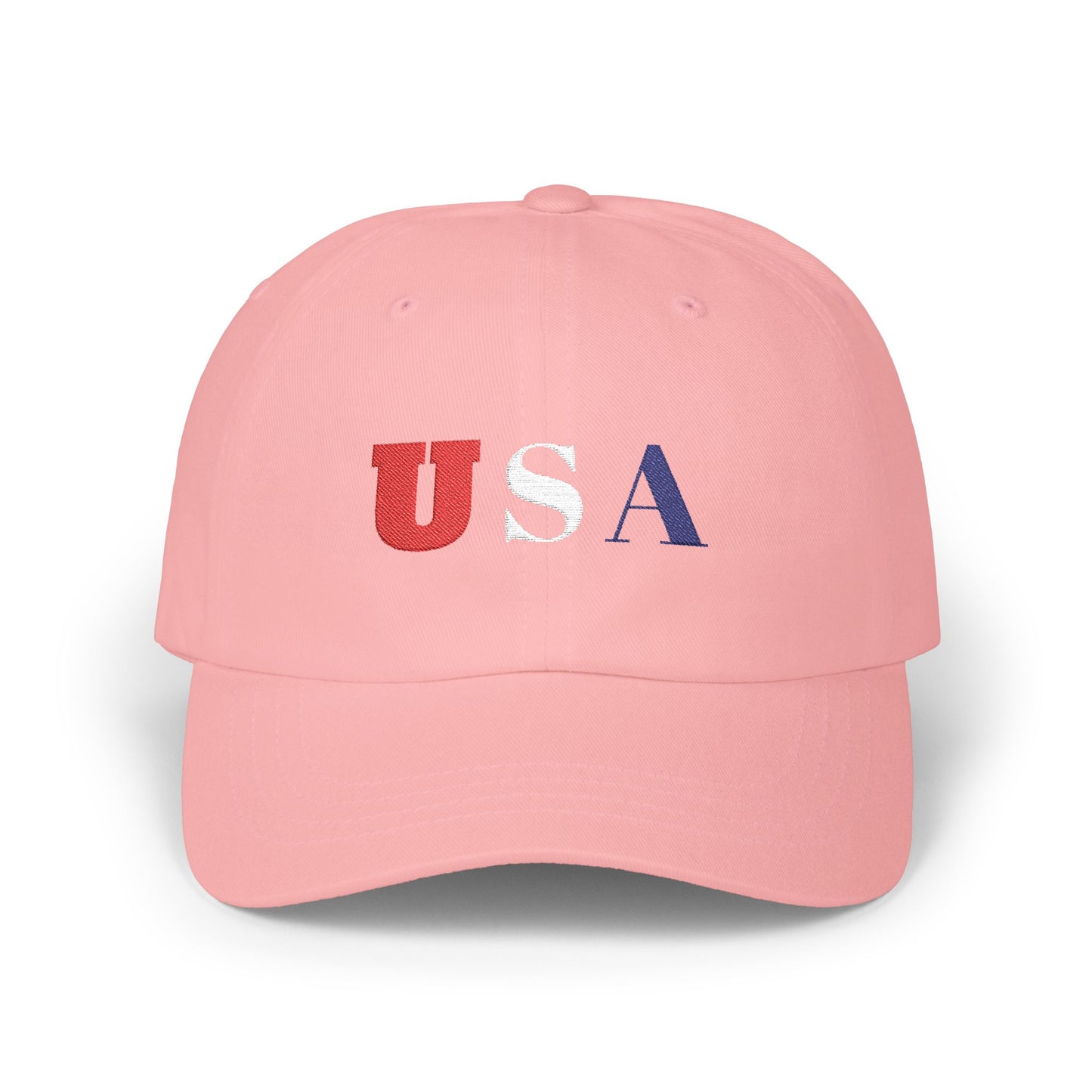 USA Classic Dad Cap, Casual Hat, Patriotic Baseball Cap, Gift for Dad, July 4th Accessories, Everyday Wear