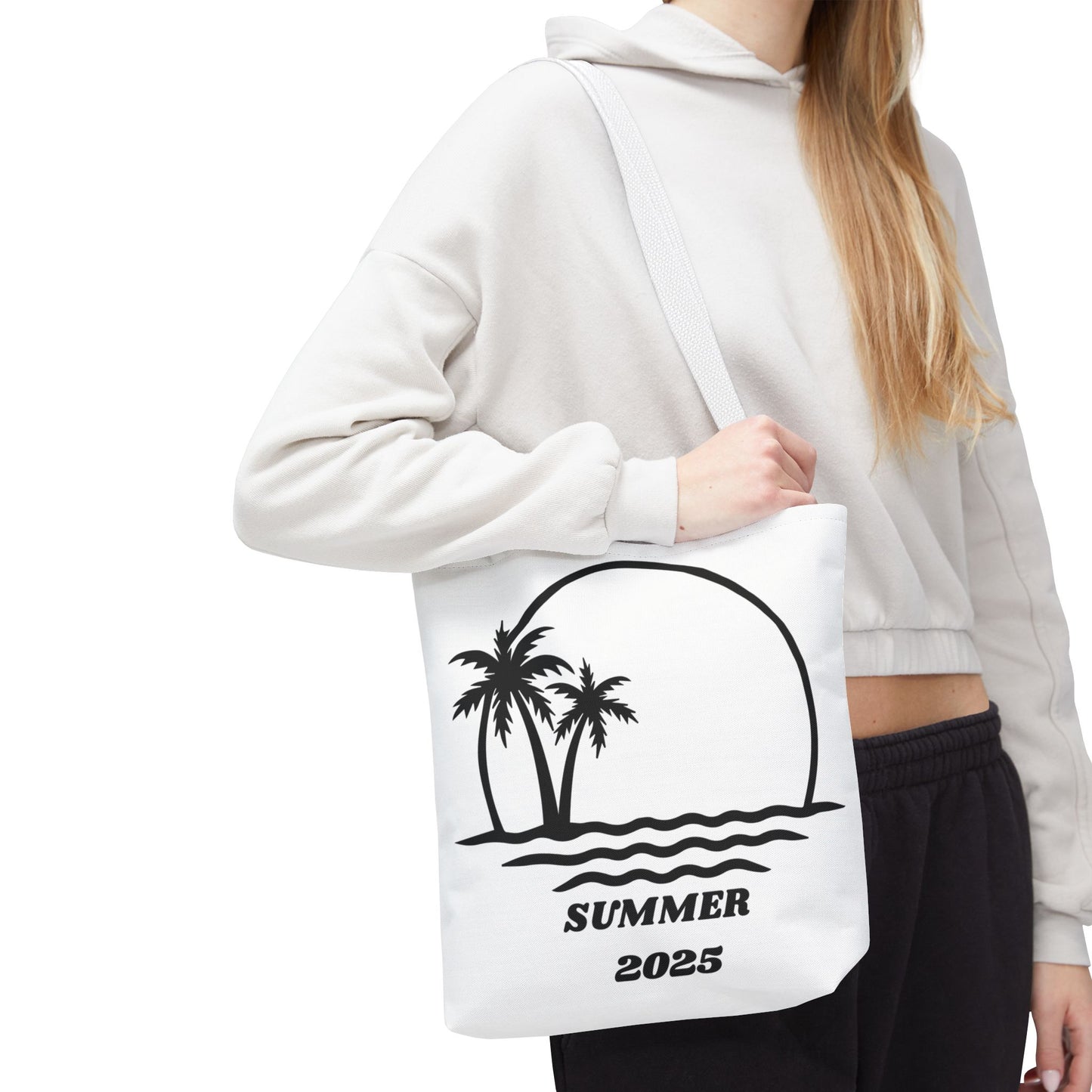 Tote Bag with Summer 2025 Design - Stylish Beach Accessory, Reusable Shopping Bag, Ideal for Vacations, Coastal Vibes, Gift for Travelers