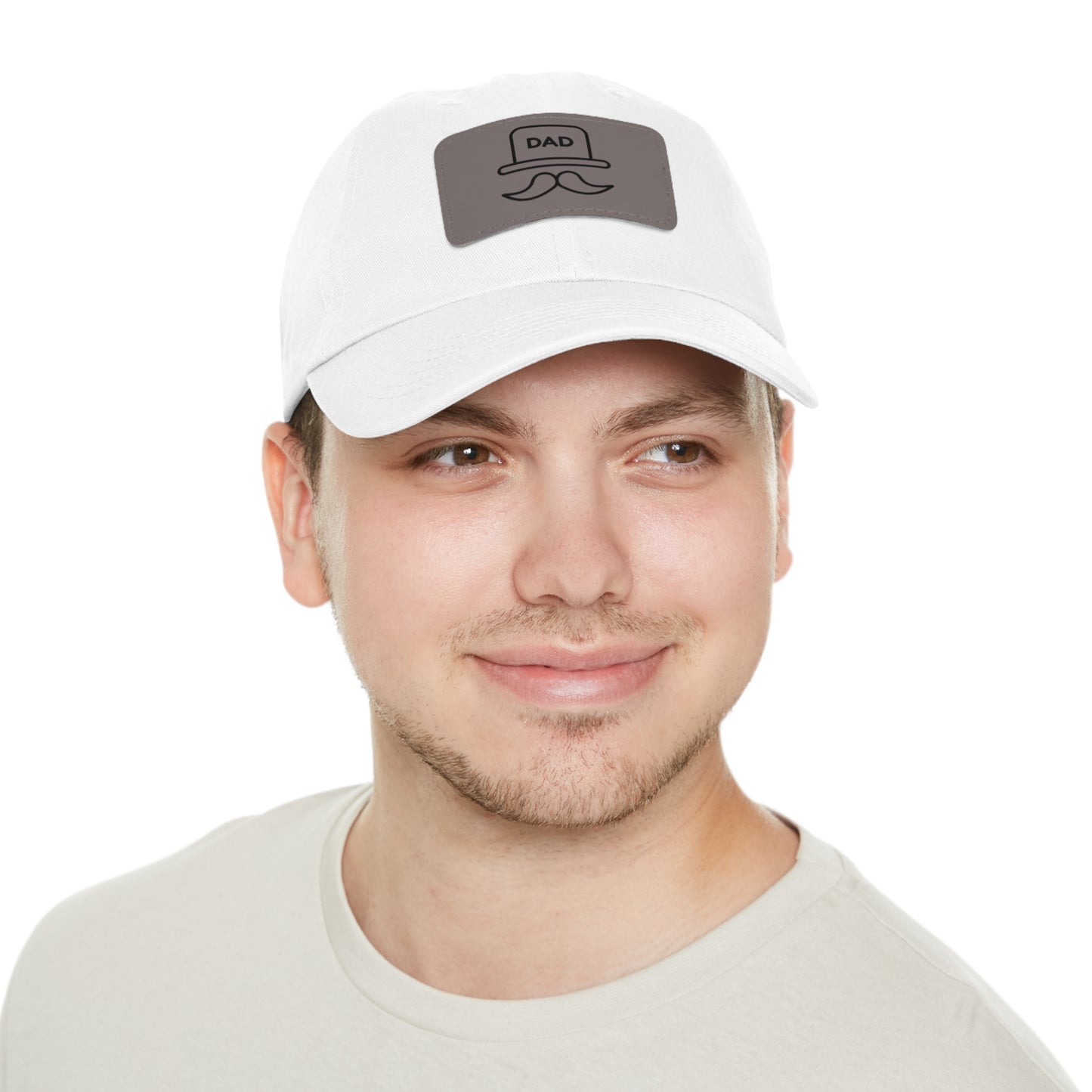 Stylish Dad Hat with Leather Patch, Perfect Gift for Fathers Day, Casual Wear, Outdoor Adventures, Family Gatherings, Trendy Fashion