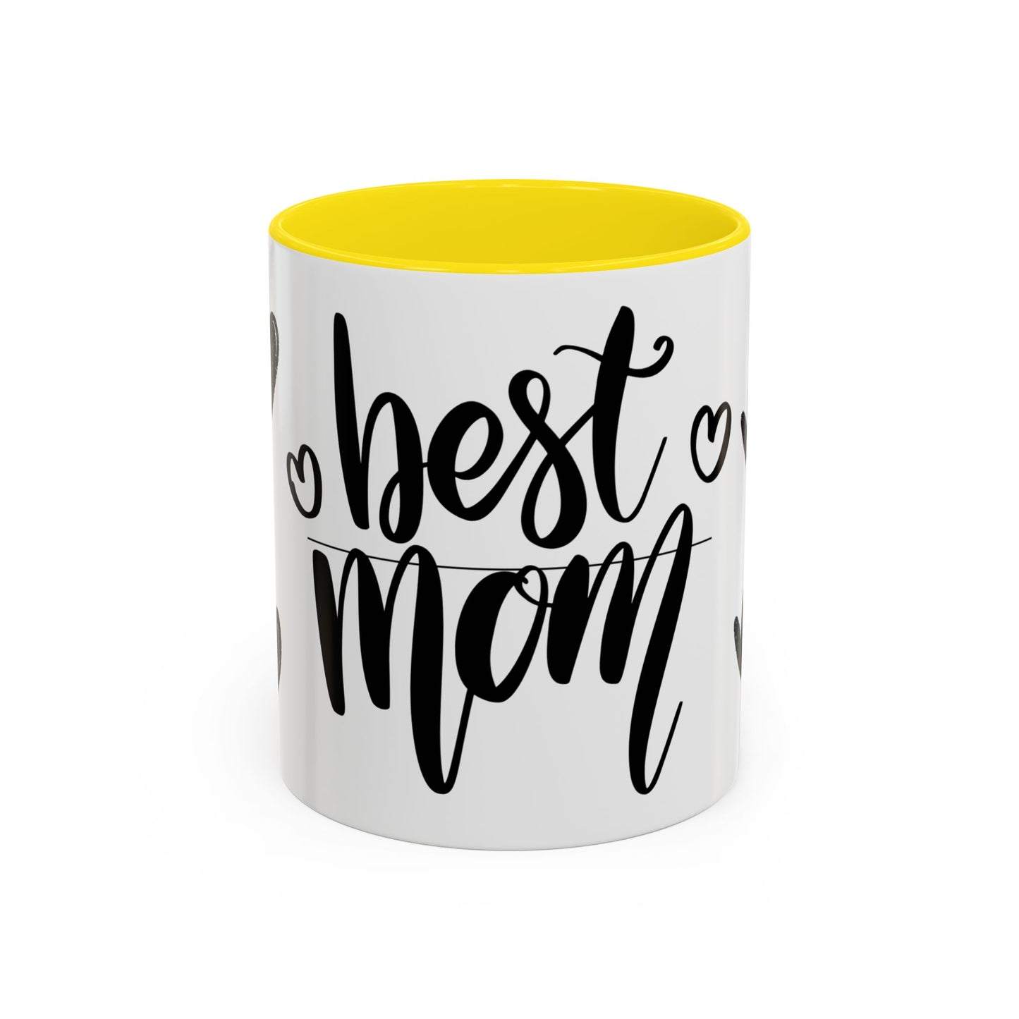 Best Mom Accent Coffee Mug - Perfect Gift for Mother's Day, Special Occasions, Birthday, Home Decor, Heartwarming