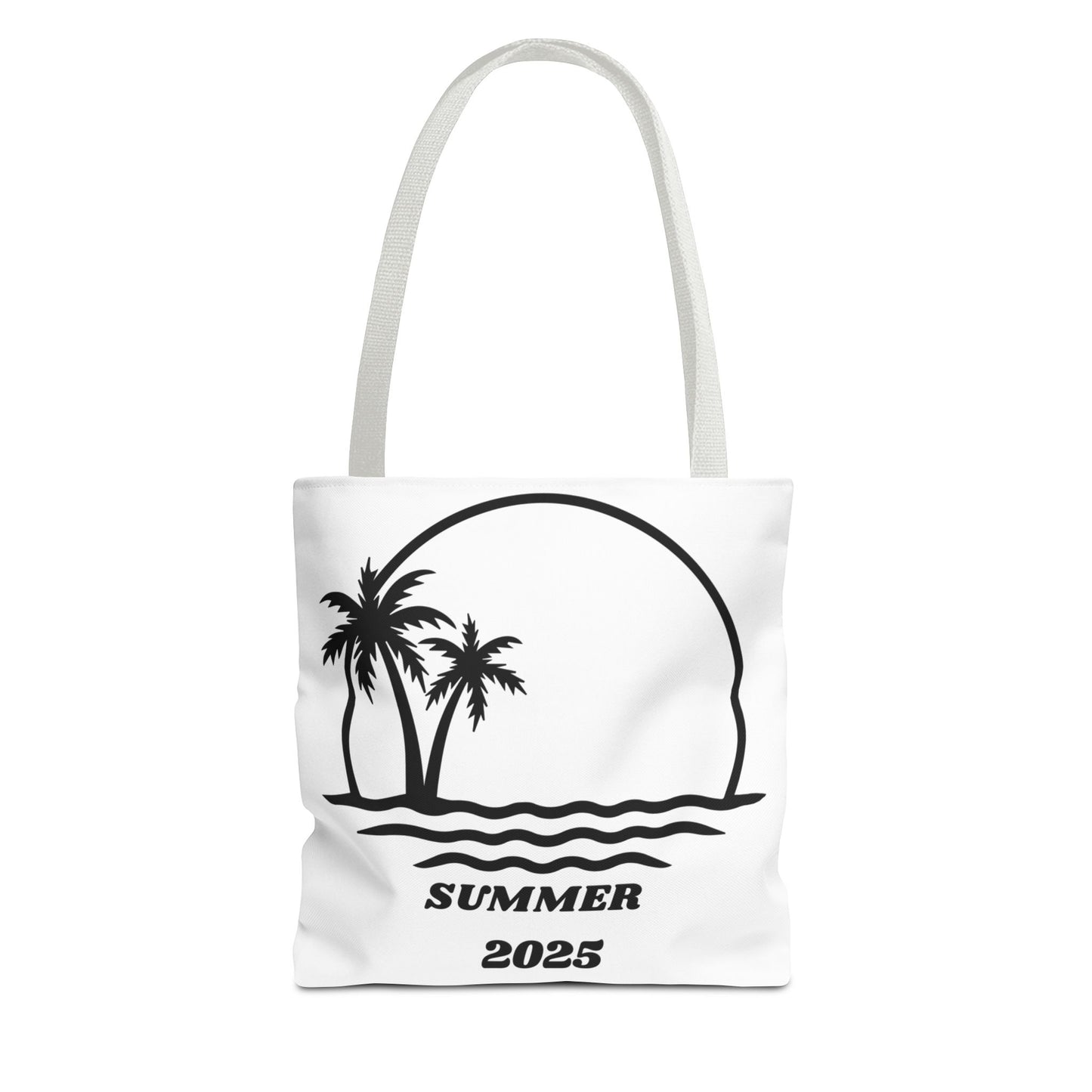 Tote Bag with Summer 2025 Design - Stylish Beach Accessory, Reusable Shopping Bag, Ideal for Vacations, Coastal Vibes, Gift for Travelers