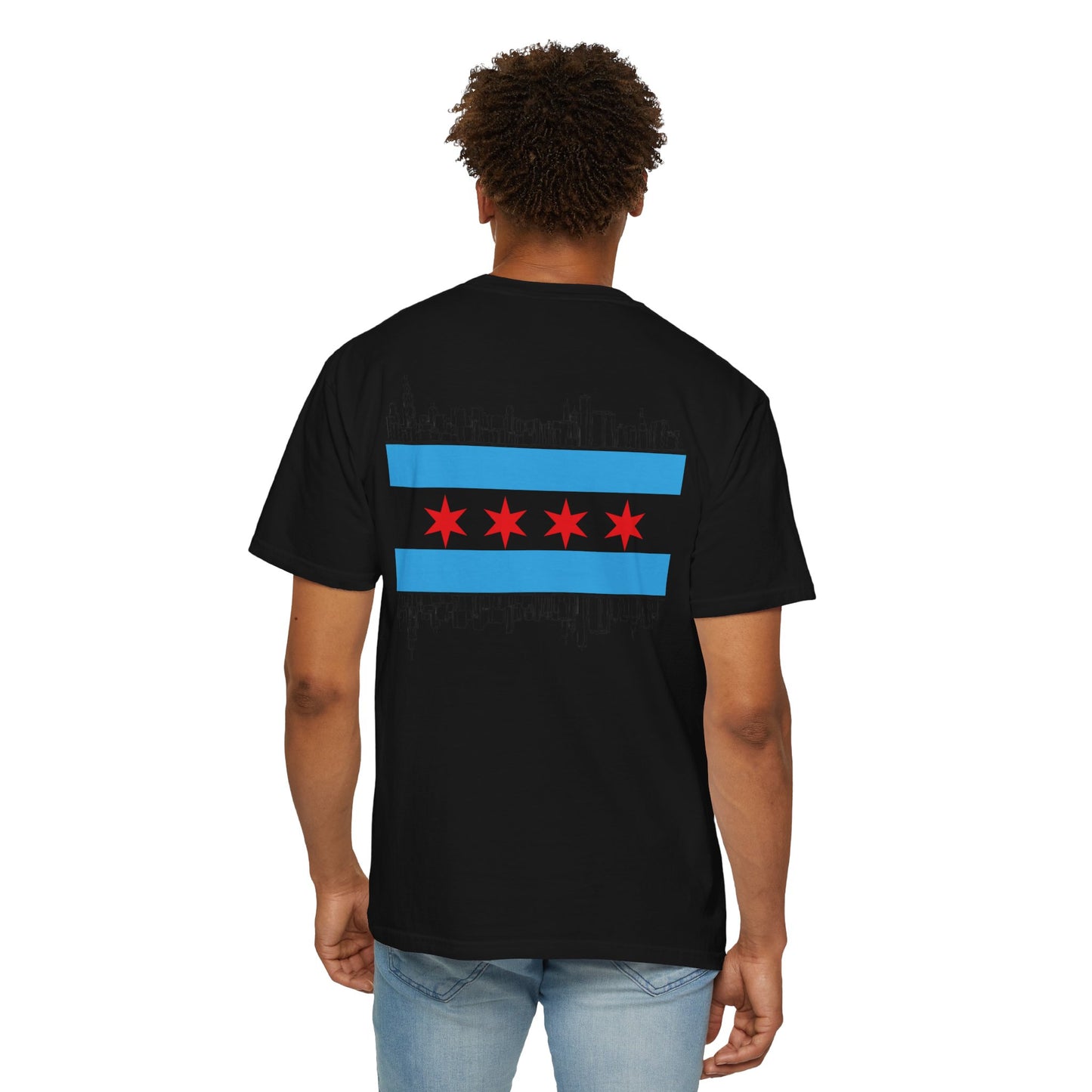 Chicago Skyline Unisex T-Shirt, Chicago City Tee, Urban Fashion, Perfect for Tourists, Casual Wear, Gift for Chicago Lovers