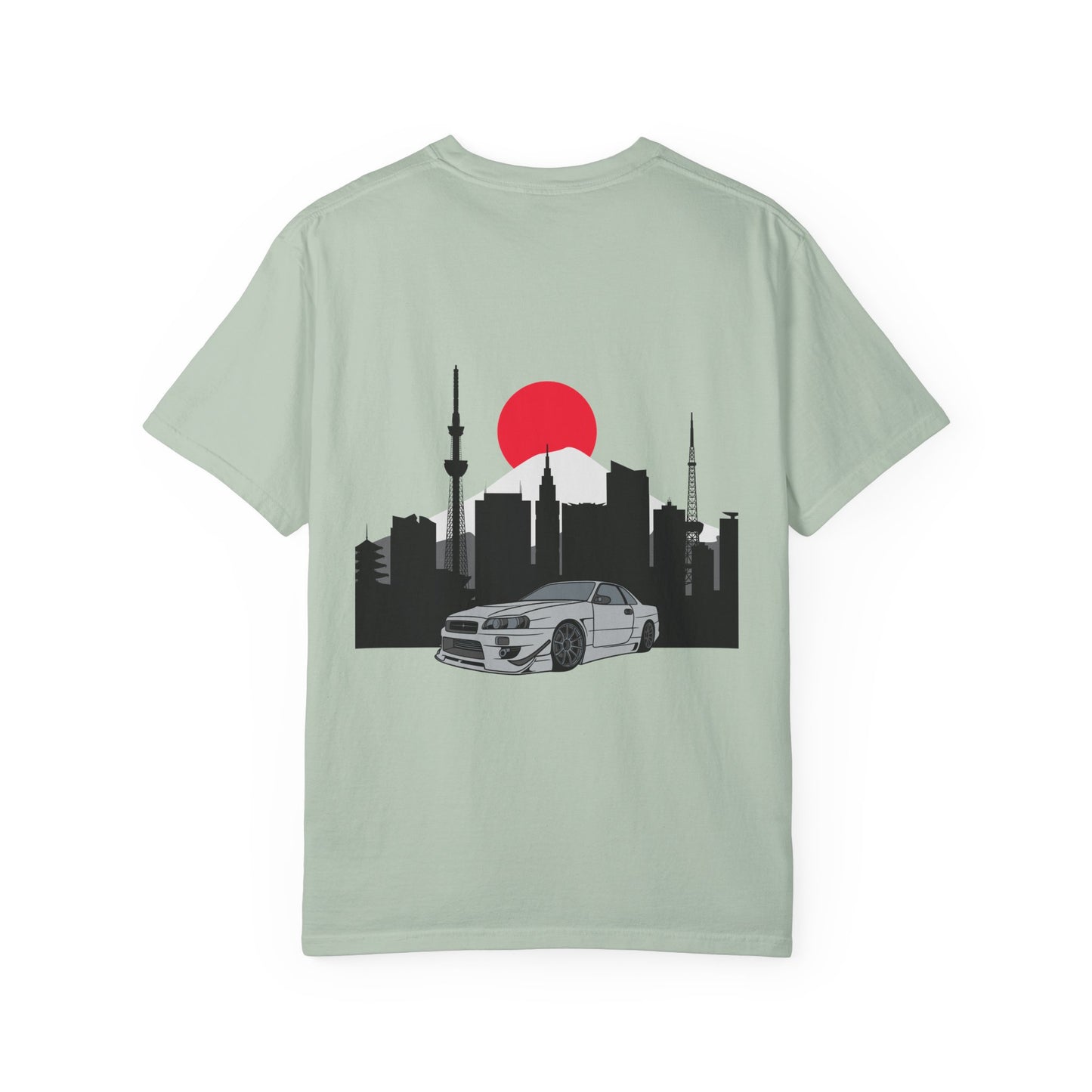 Urban Sunset Graphic Tee, Unisex Streetwear T-shirt, Car Enthusiast Apparel, Casual Summer Top, Gift for Him/Her, Stylish Everyday Wear