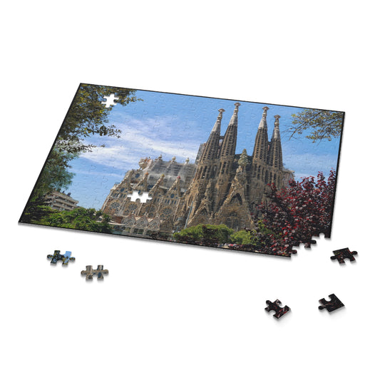 Sagrada Familia Puzzle - Scenic 120/252/500-Piece Jigsaw, Perfect Gift for Puzzle Lovers, Home Decor, Family Fun, Relaxation Activity