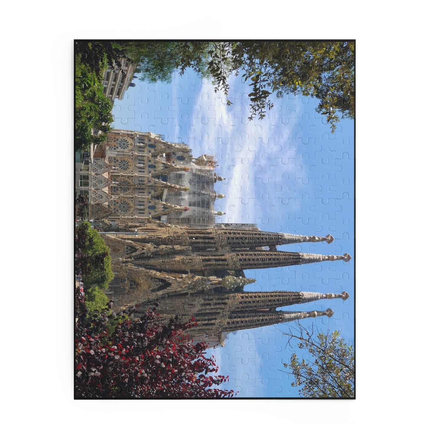 Sagrada Familia Puzzle - Scenic 120/252/500-Piece Jigsaw, Perfect Gift for Puzzle Lovers, Home Decor, Family Fun, Relaxation Activity