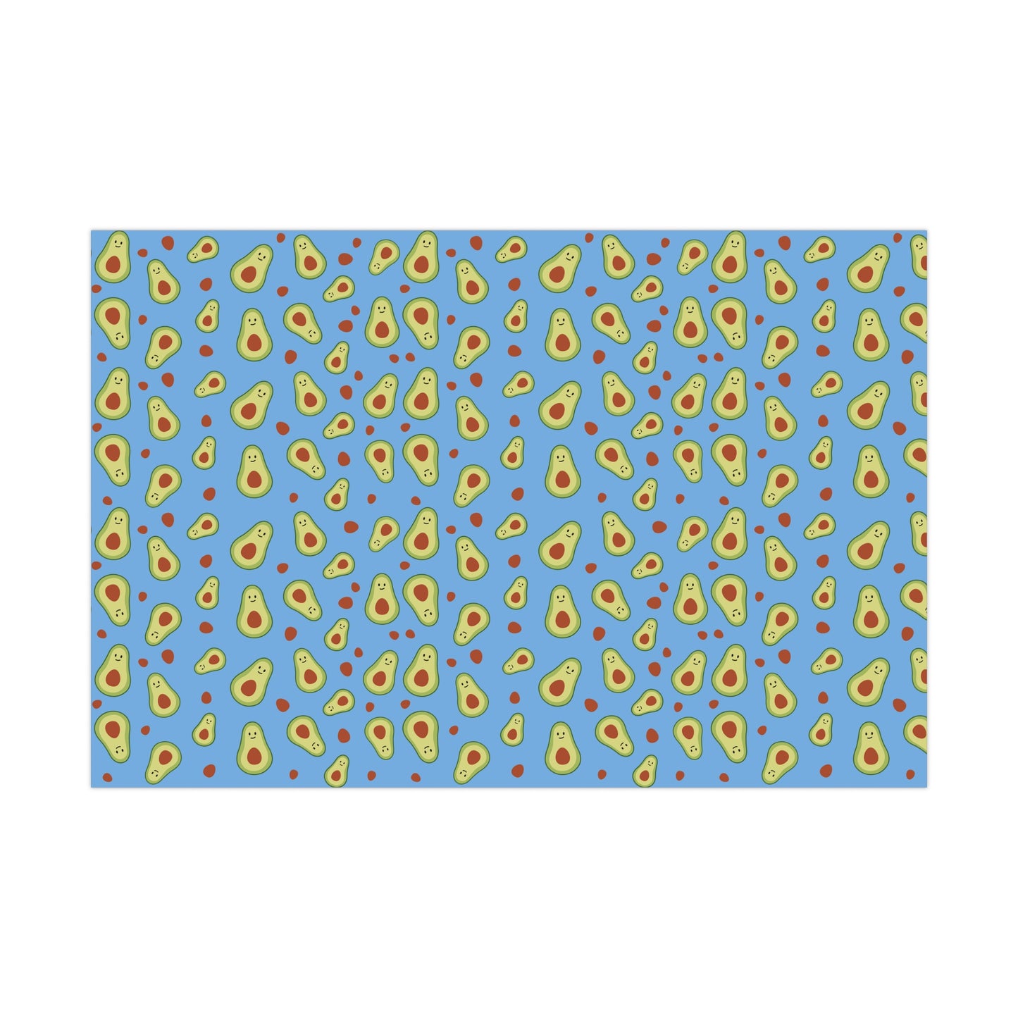 Avocado Gift Wrap Papers - Fun Gift Wrap for Birthdays, Holidays, Eco-Friendly Packaging, Cute Avocado Design, Unique Gift Presentation
