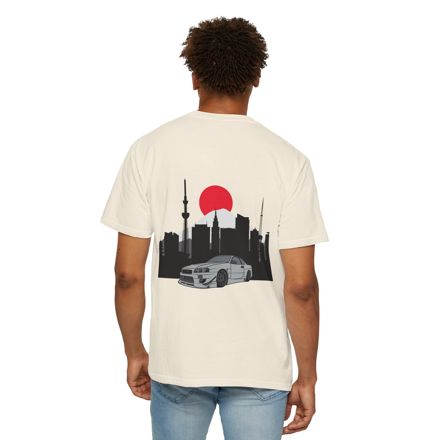 Urban Sunset Graphic Tee, Unisex Streetwear T-shirt, Car Enthusiast Apparel, Casual Summer Top, Gift for Him/Her, Stylish Everyday Wear