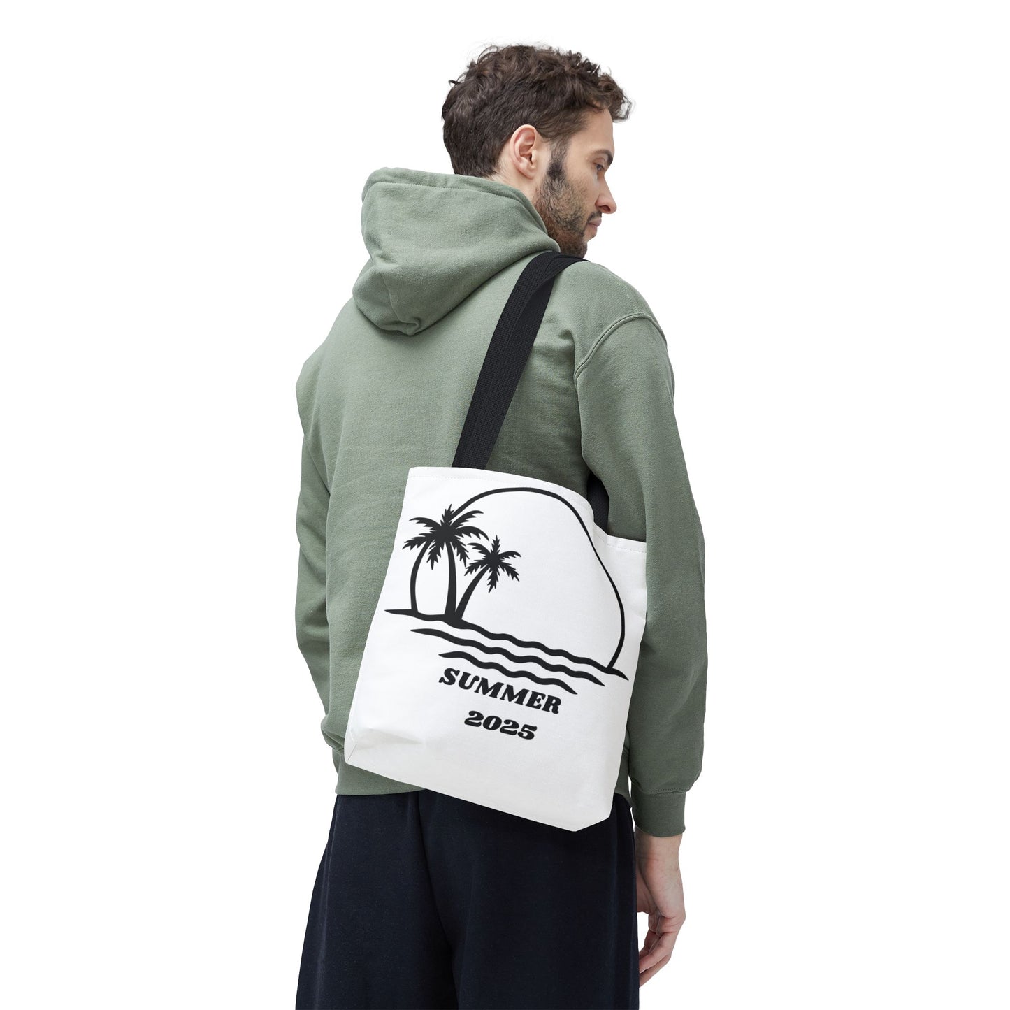 Tote Bag with Summer 2025 Design - Stylish Beach Accessory, Reusable Shopping Bag, Ideal for Vacations, Coastal Vibes, Gift for Travelers
