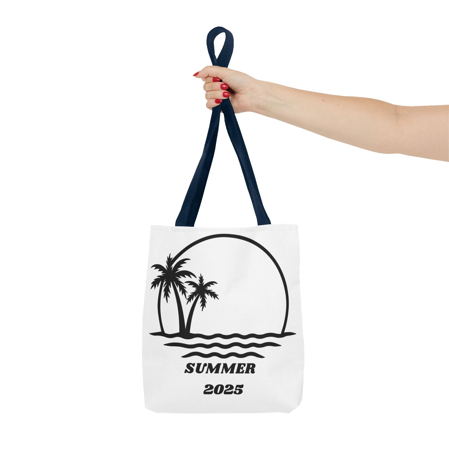Tote Bag with Summer 2025 Design - Stylish Beach Accessory, Reusable Shopping Bag, Ideal for Vacations, Coastal Vibes, Gift for Travelers