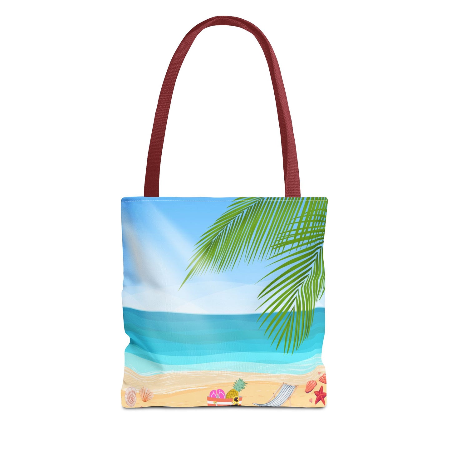 Beach Vibe Tote Bag, Summer Shopping Bag, Travel Tote, Vacation Essentials, Ocean Scene Bag