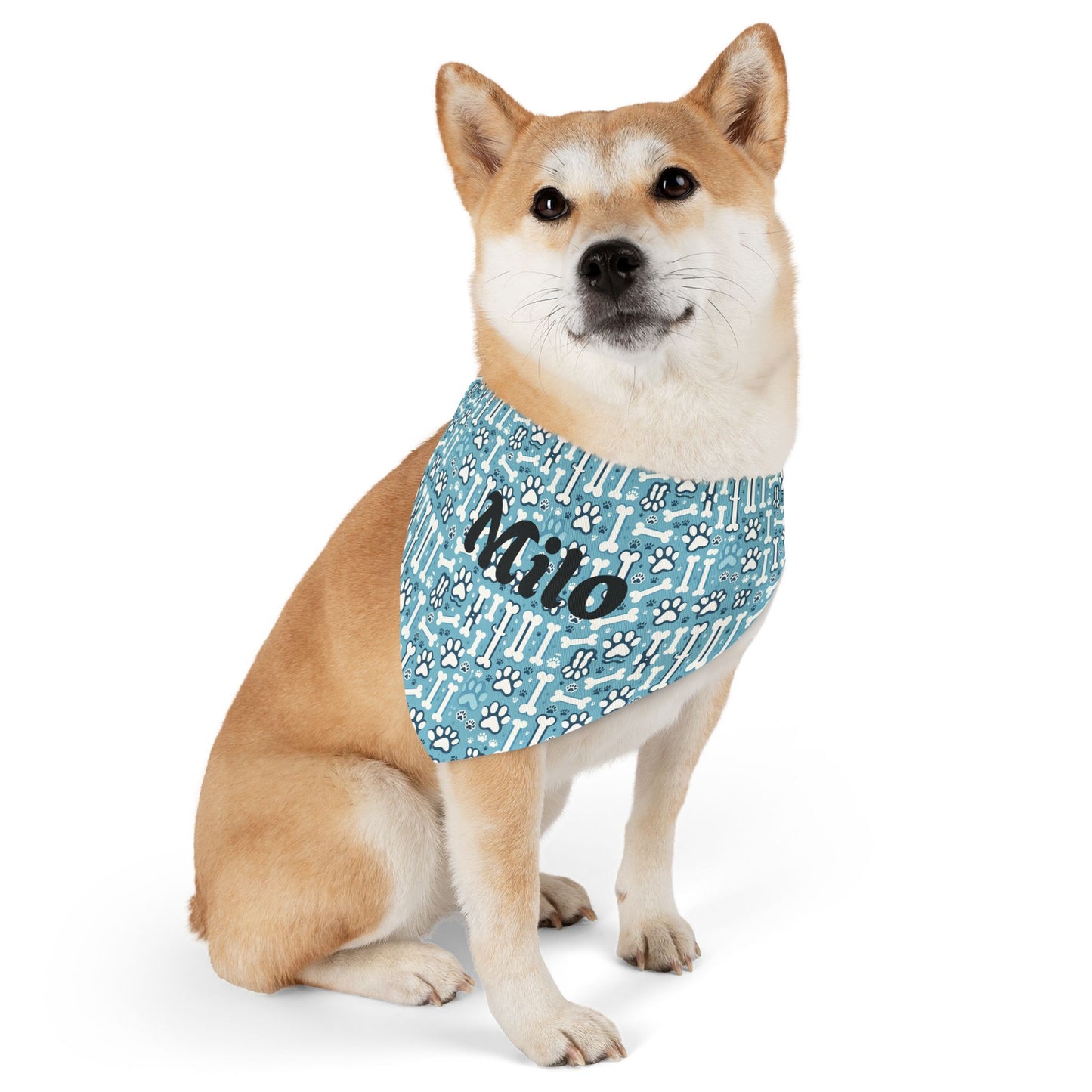 Personalized Pet Bandana Collar for Dogs, Cute Dog Accessories, Pet Gift, Custom Pet Outfit, Dog Scarf, Pet Celebration Wear