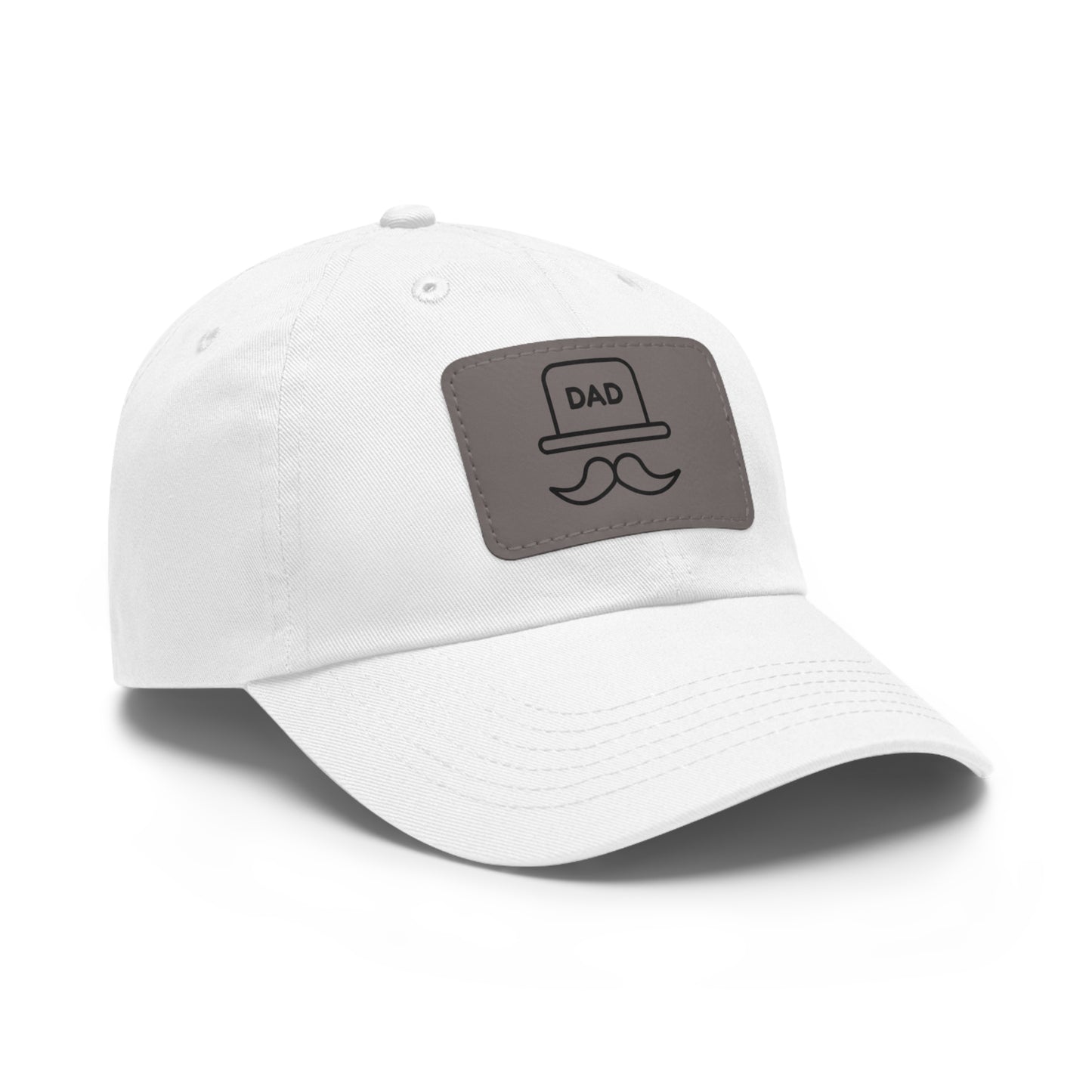 Stylish Dad Hat with Leather Patch, Perfect Gift for Fathers Day, Casual Wear, Outdoor Adventures, Family Gatherings, Trendy Fashion