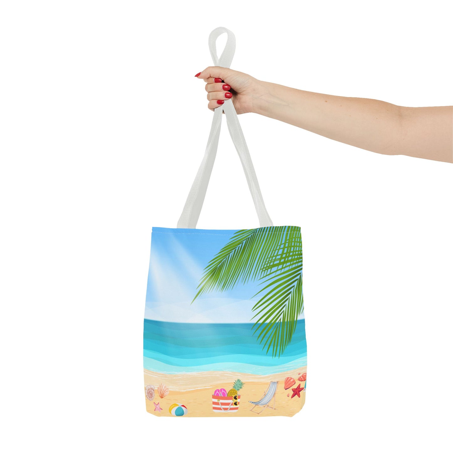 Beach Vibe Tote Bag, Summer Shopping Bag, Travel Tote, Vacation Essentials, Ocean Scene Bag