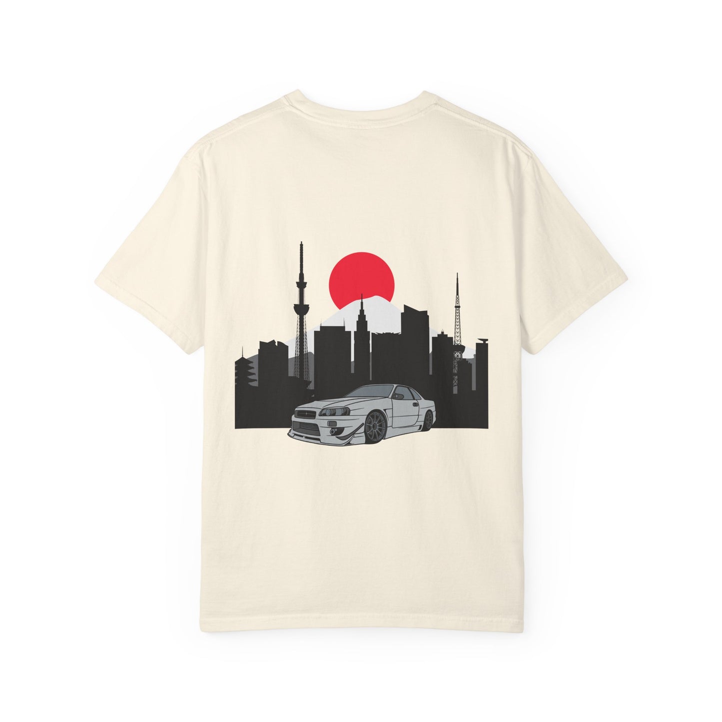 Urban Sunset Graphic Tee, Unisex Streetwear T-shirt, Car Enthusiast Apparel, Casual Summer Top, Gift for Him/Her, Stylish Everyday Wear