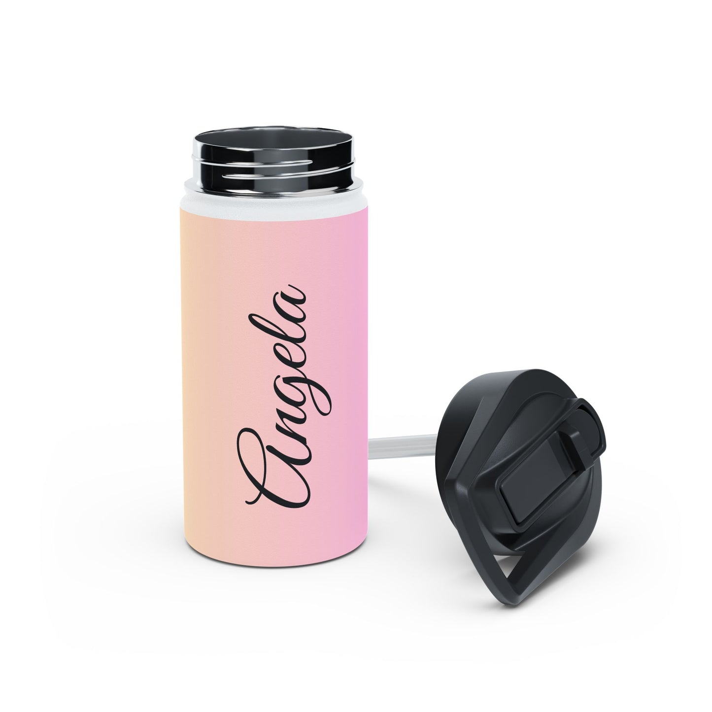 Customizable Stainless Steel Water Bottle, Personalized Hydration Flask, Eco-friendly Gift, Colorful Travel Mug, Cute Sports Bottle