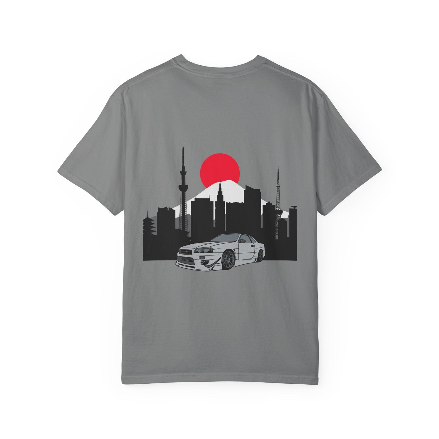 Urban Sunset Graphic Tee, Unisex Streetwear T-shirt, Car Enthusiast Apparel, Casual Summer Top, Gift for Him/Her, Stylish Everyday Wear