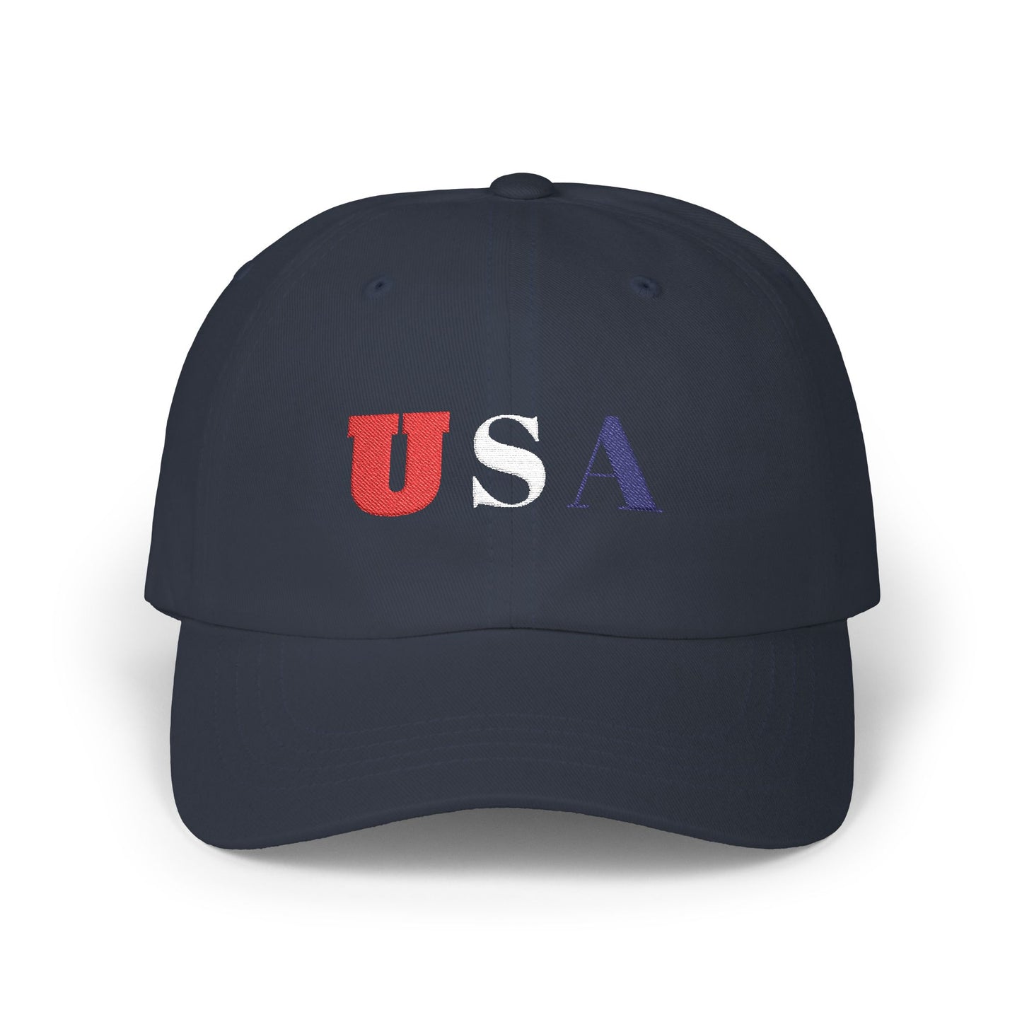 USA Classic Dad Cap, Casual Hat, Patriotic Baseball Cap, Gift for Dad, July 4th Accessories, Everyday Wear