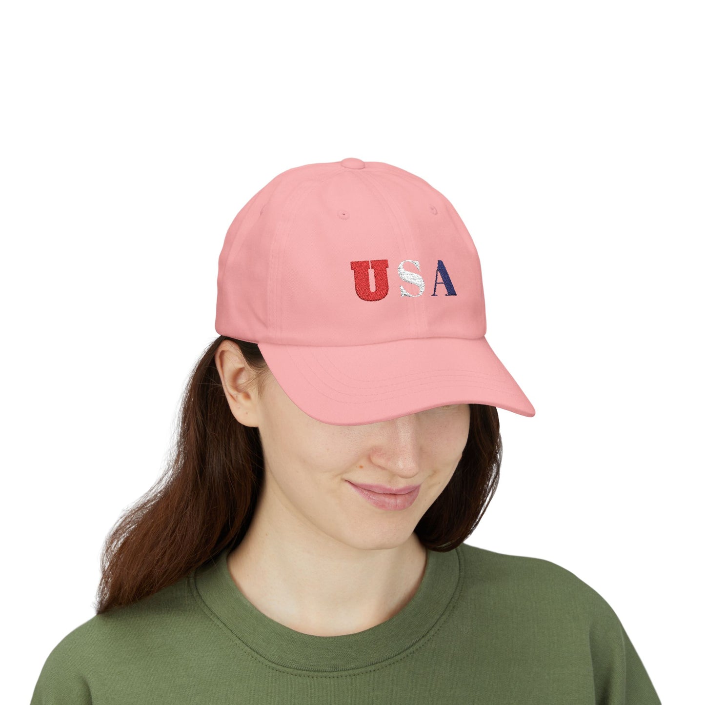 USA Classic Dad Cap, Casual Hat, Patriotic Baseball Cap, Gift for Dad, July 4th Accessories, Everyday Wear