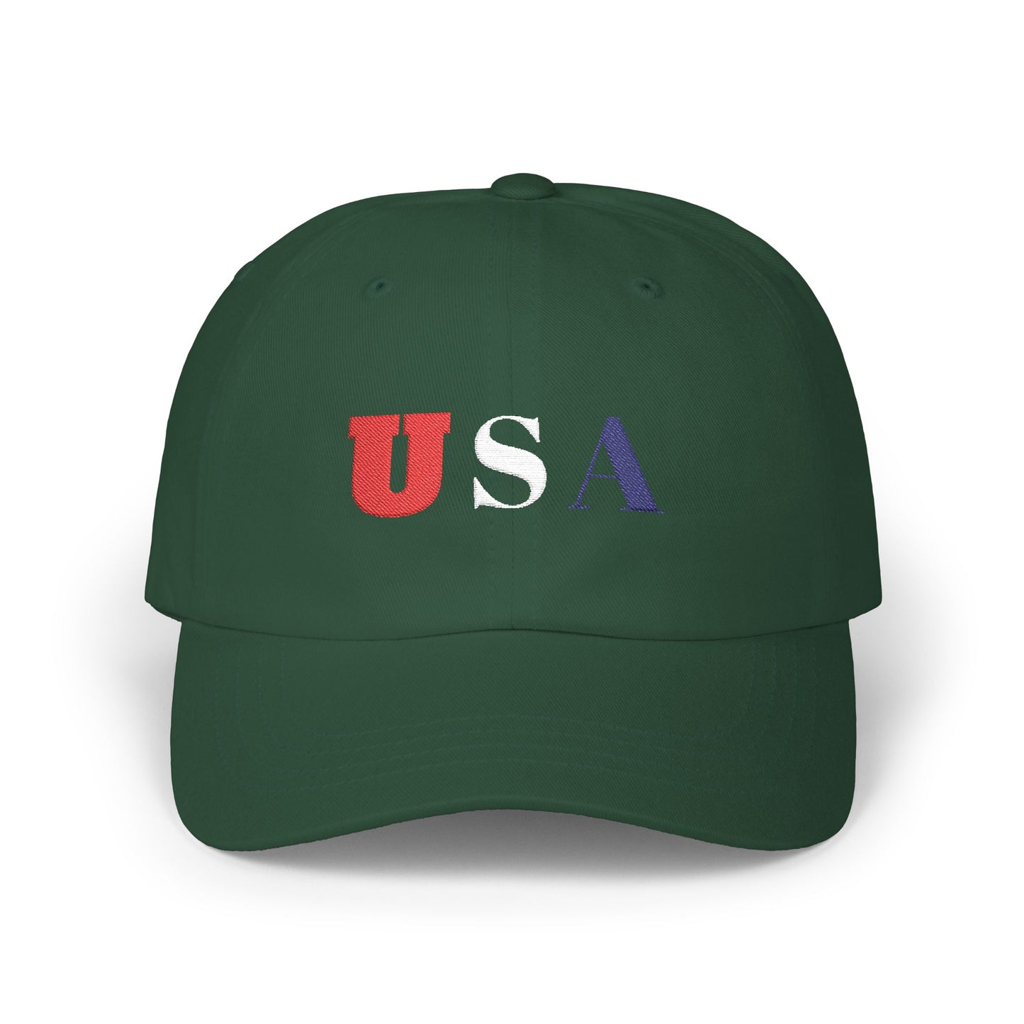USA Classic Dad Cap, Casual Hat, Patriotic Baseball Cap, Gift for Dad, July 4th Accessories, Everyday Wear