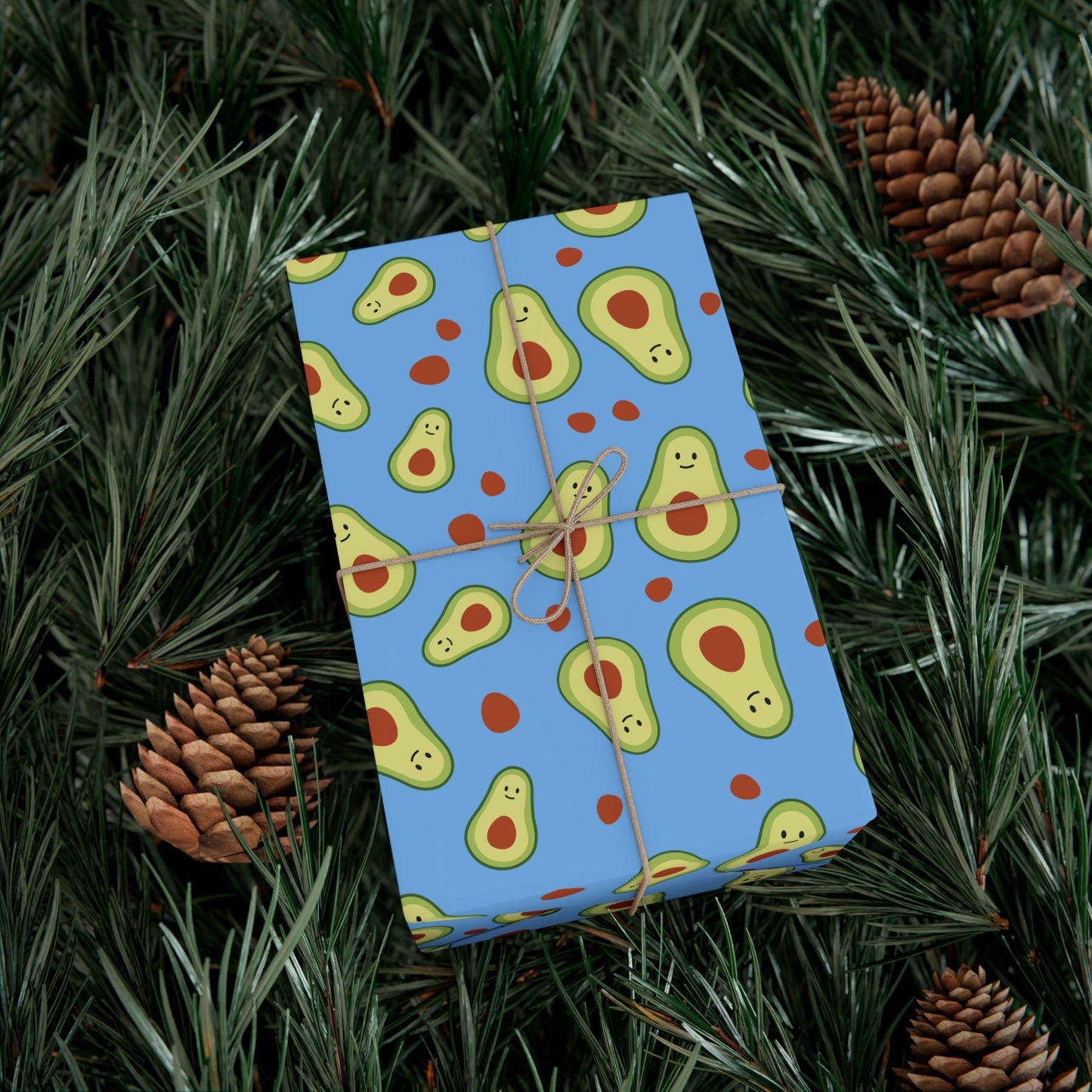 Avocado Gift Wrap Papers - Fun Gift Wrap for Birthdays, Holidays, Eco-Friendly Packaging, Cute Avocado Design, Unique Gift Presentation