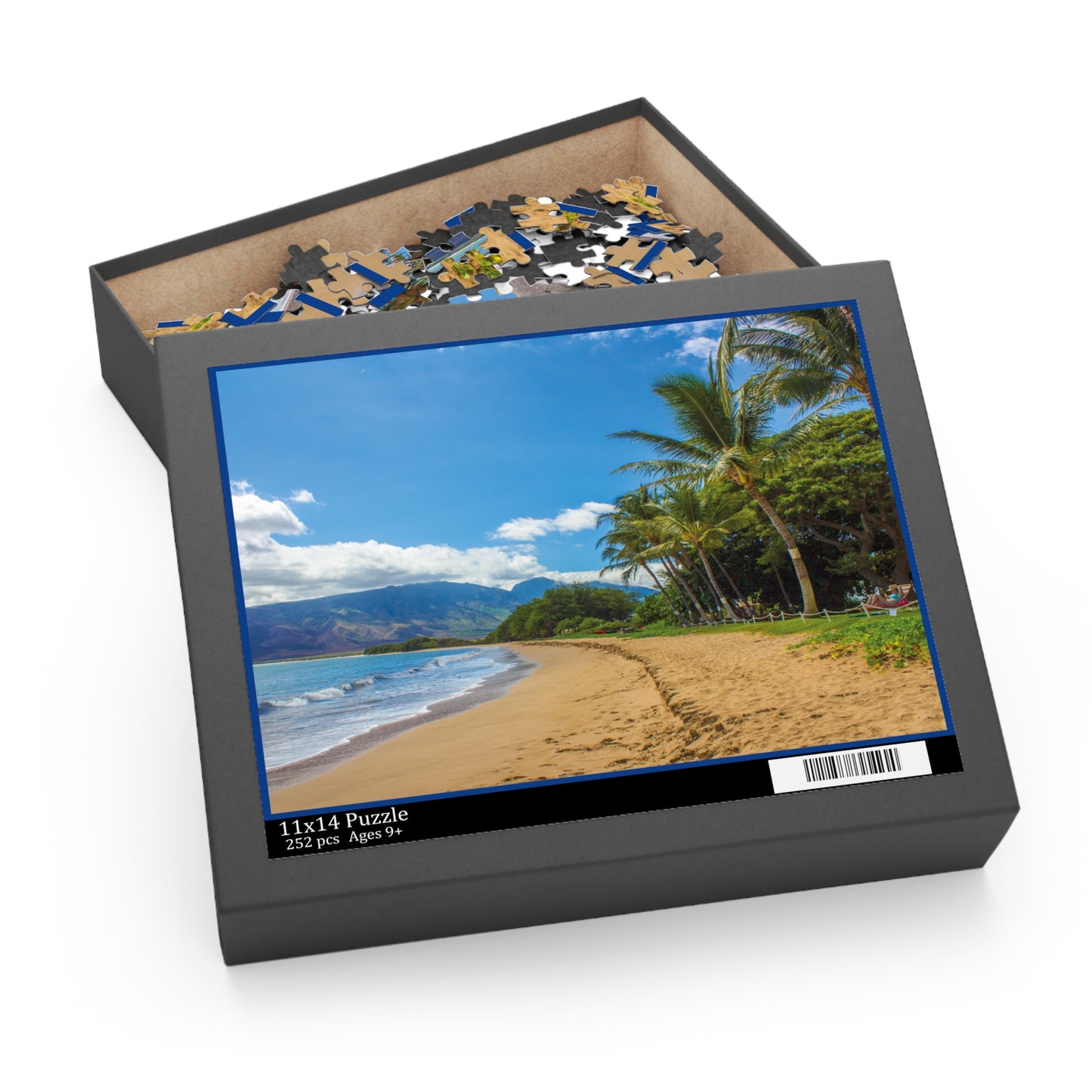 Beach Paradise Puzzle - 252 Pieces | Coastal Decor, Beach Lovers Gift, Family Activity, Relaxation Fun, Holiday Game