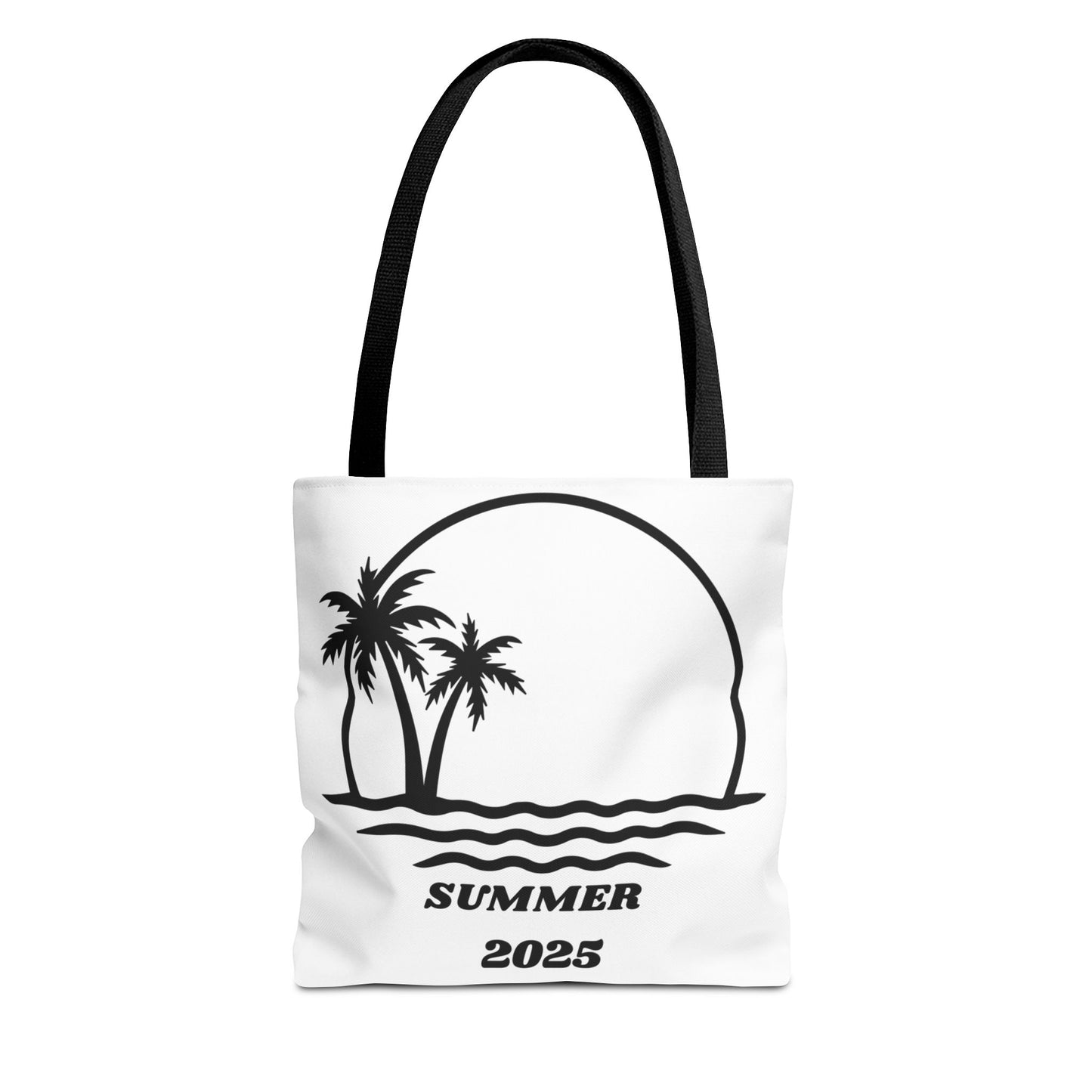 Tote Bag with Summer 2025 Design - Stylish Beach Accessory, Reusable Shopping Bag, Ideal for Vacations, Coastal Vibes, Gift for Travelers