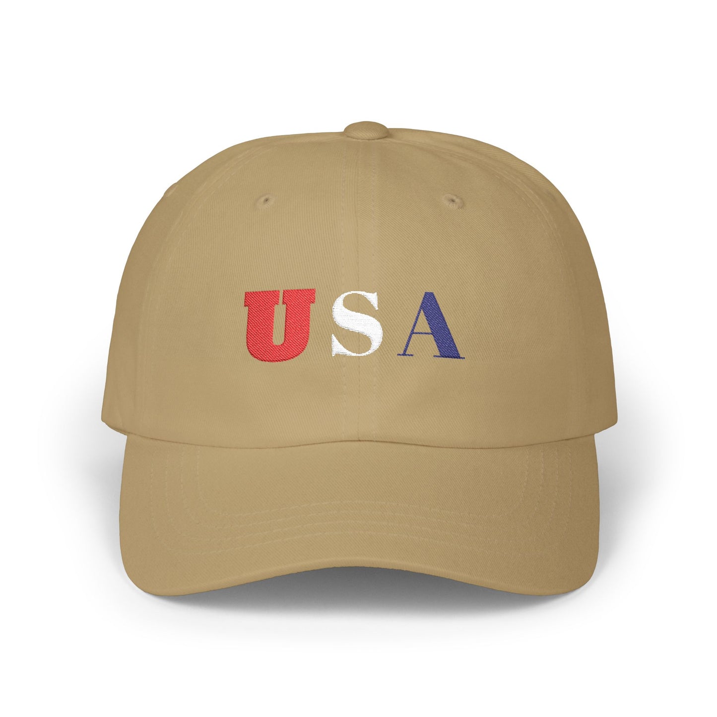 USA Classic Dad Cap, Casual Hat, Patriotic Baseball Cap, Gift for Dad, July 4th Accessories, Everyday Wear