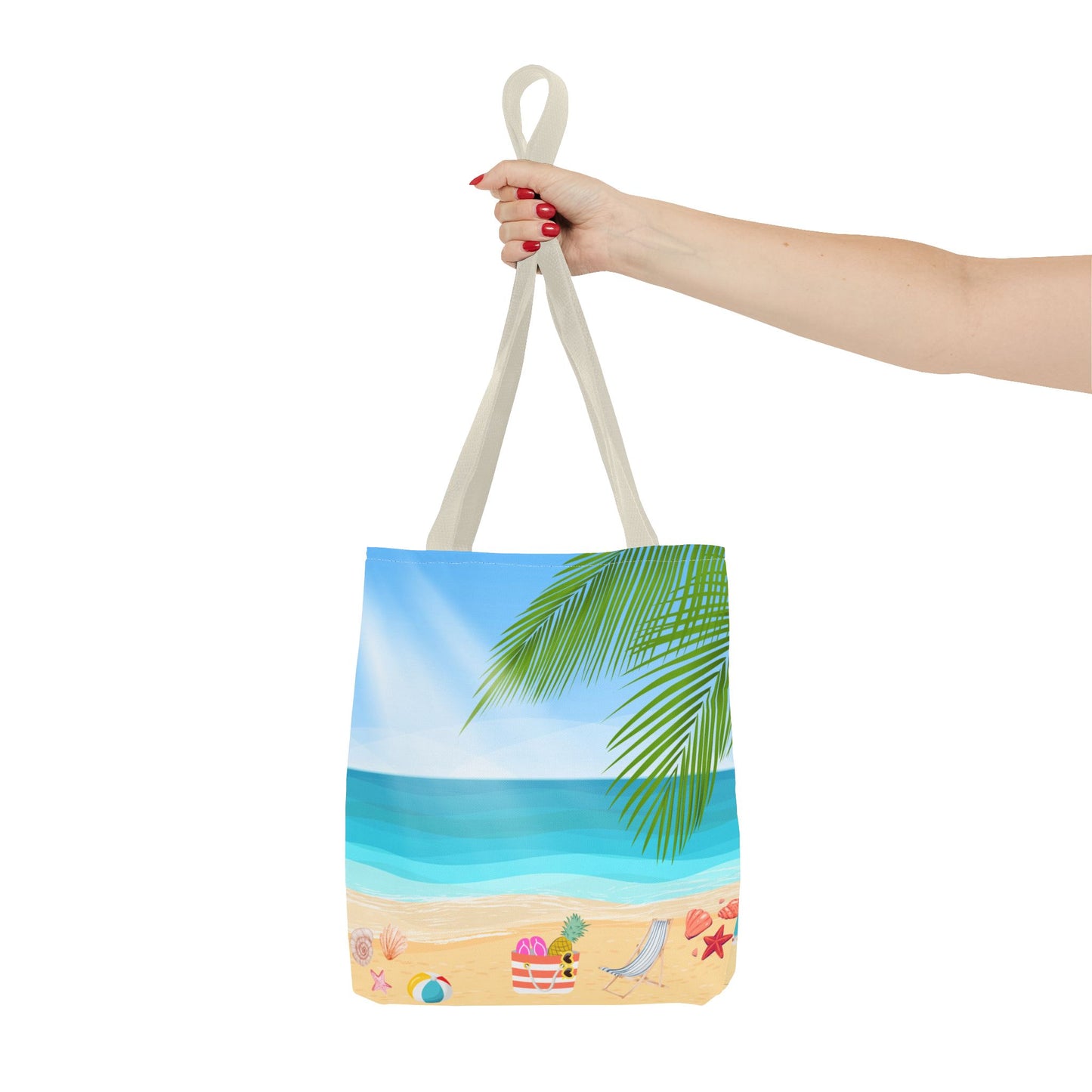 Beach Vibe Tote Bag, Summer Shopping Bag, Travel Tote, Vacation Essentials, Ocean Scene Bag