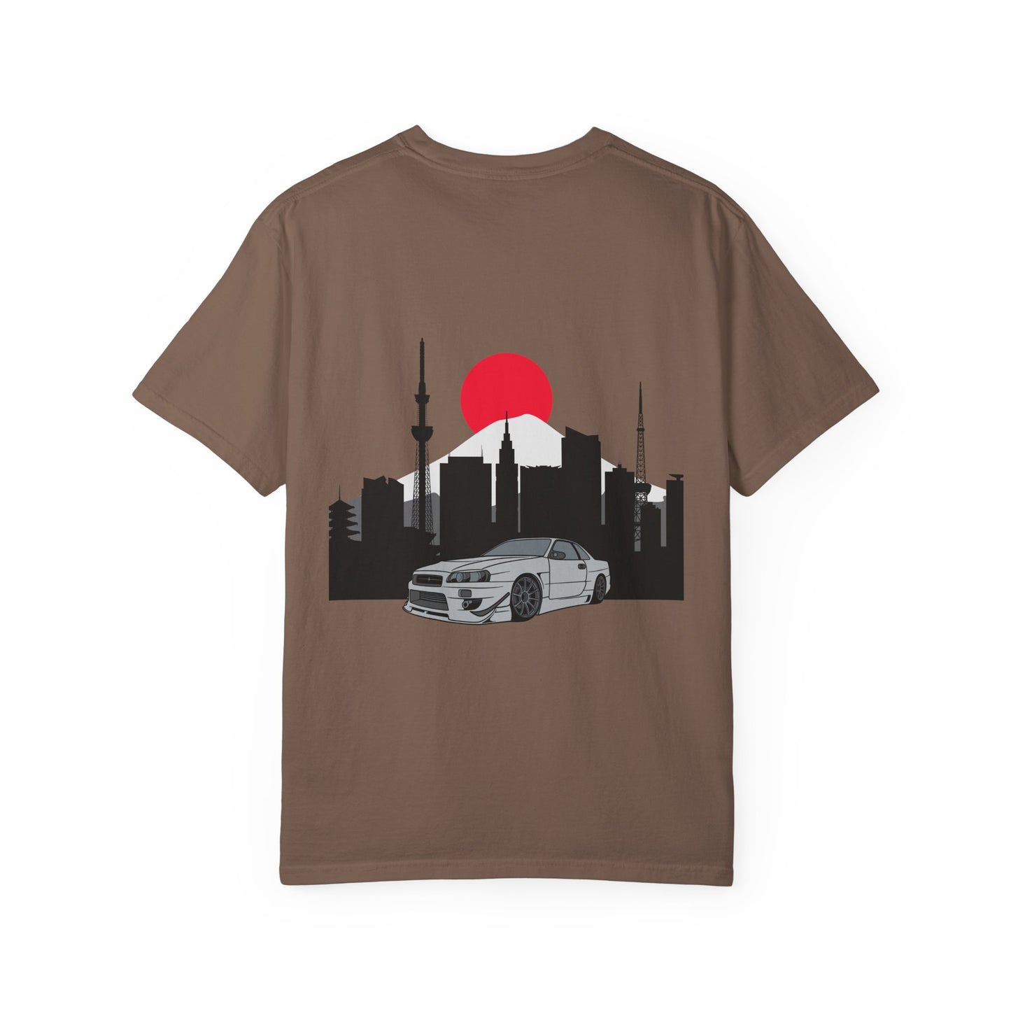 Urban Sunset Graphic Tee, Unisex Streetwear T-shirt, Car Enthusiast Apparel, Casual Summer Top, Gift for Him/Her, Stylish Everyday Wear