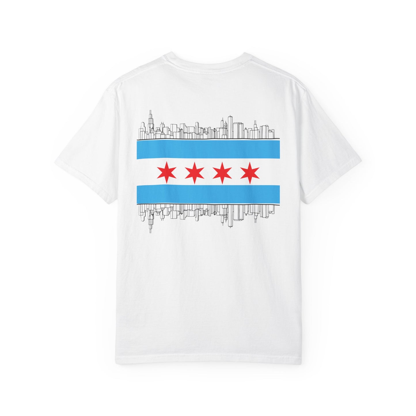 Chicago Skyline Unisex T-Shirt, Chicago City Tee, Urban Fashion, Perfect for Tourists, Casual Wear, Gift for Chicago Lovers